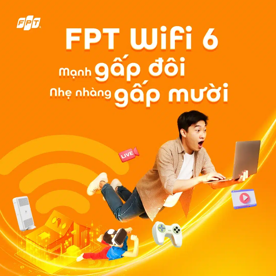 Wifi 6 FPT Tốc độ gấp 4 lần