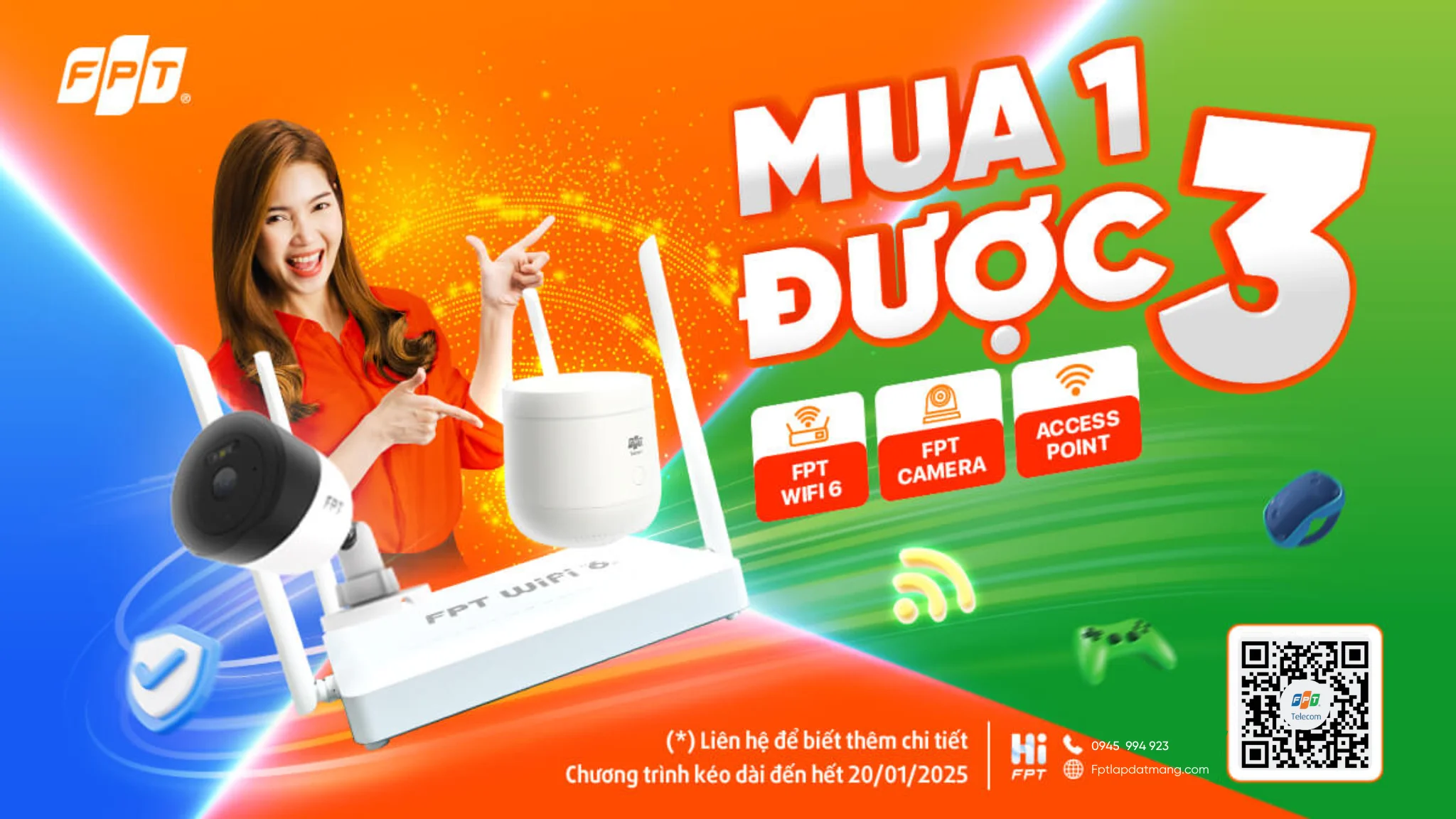 Mua 1 được 3 với FPT