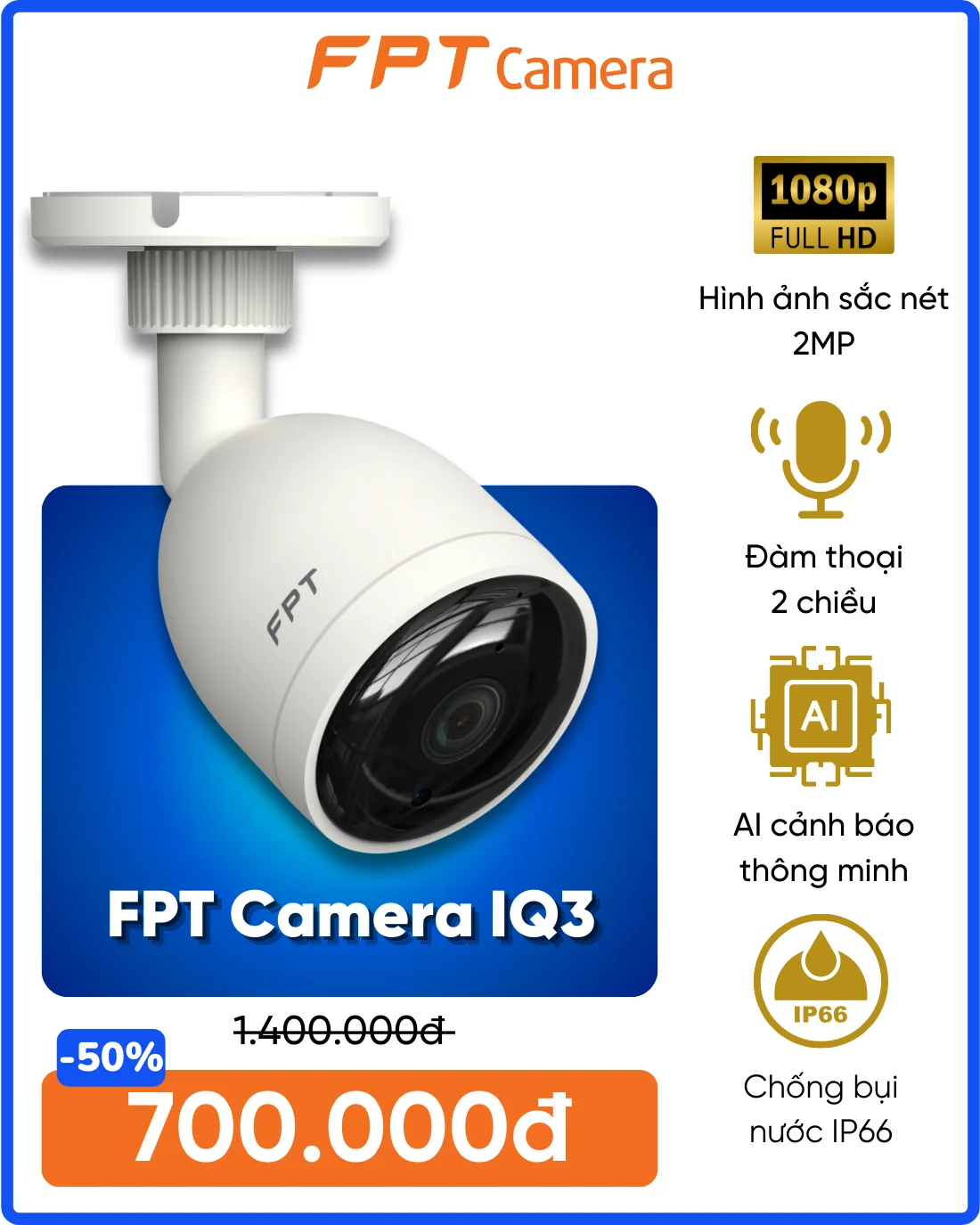 Camera IQ3 FPT