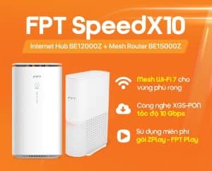 WiFi 7 FPT SpeedX10