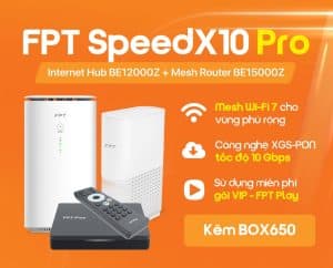 WiFi 7 FPT SpeedX10 Pro