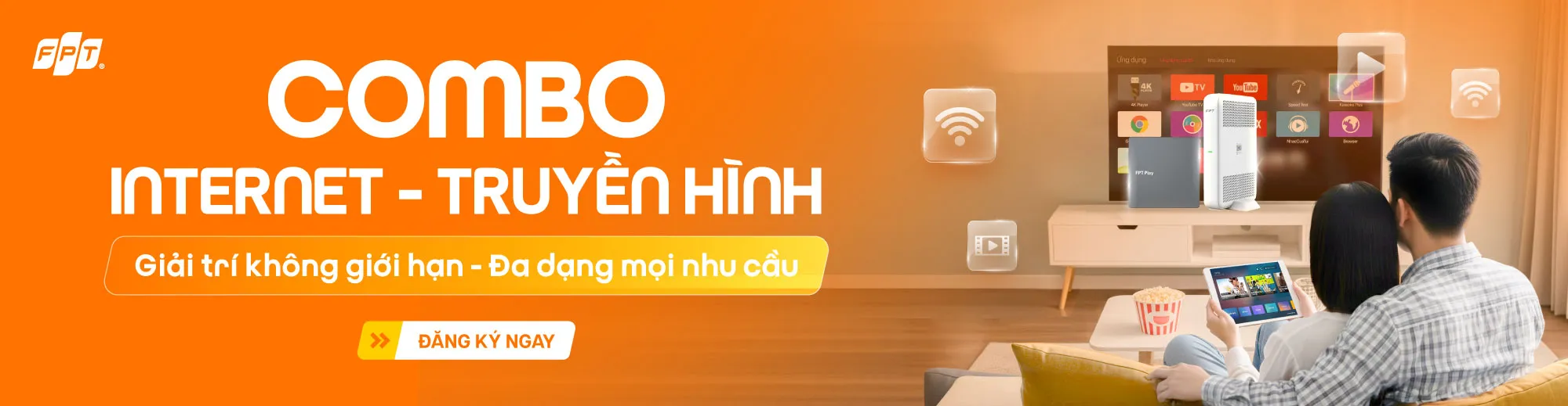 Combo truyền hình internet FPT