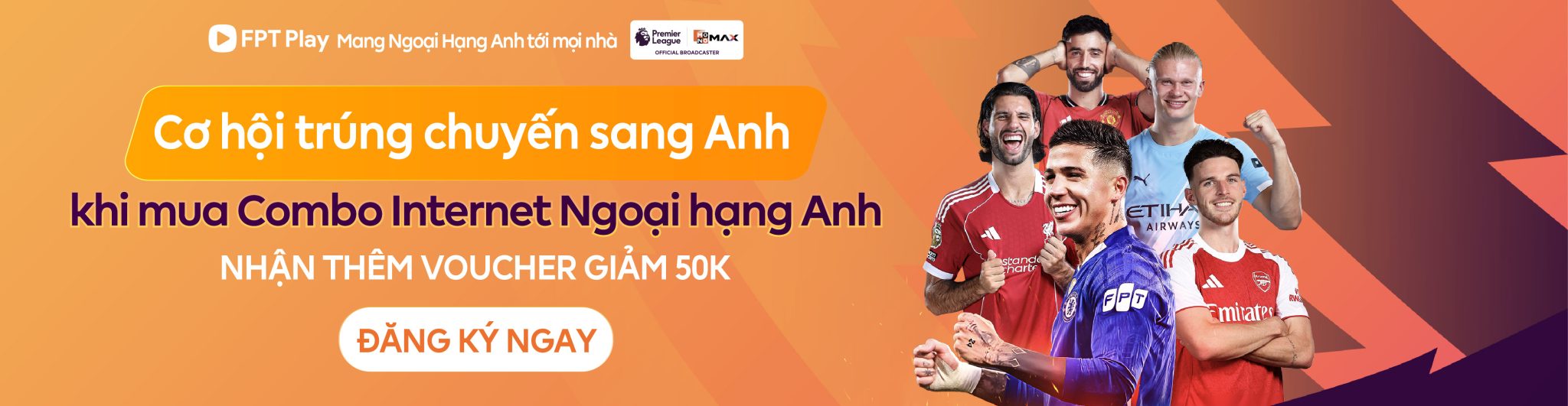 Xem Ngoại hạng Anh trên FPT